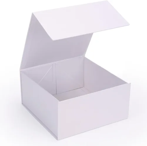 Miniatura 34 de Paquete de 4 Cajas de Regalo de 12x6x4 Pulgadas con Tapas de Cierre Magnético, Caja Negra Magnética para Boda, Propuesta de Padrinos y Damas