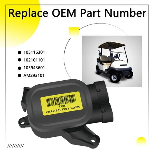 Miniatura 2 de Carrito de golf MCOR 4 potenciómetro de acelerador de repuesto para Club Car DS/Carryall y potenciómetro de acelerador de conversión precedente