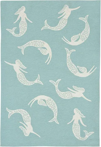 Miniatura 14 de Liora Manne CAPR5163633 - Alfombra costera para interiores y exteriores, color azul marino, 2 pies x 5 pies Cuerdas Navy