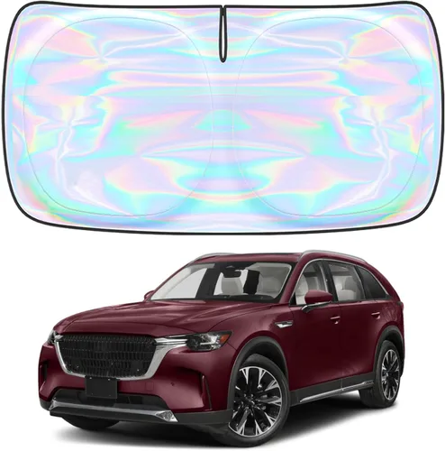 Miniatura 49 de Parasol para parabrisas Rivian R1S R1T 2022-2026 – Parasol compatible con Rivian R1S R1T plegable para ventana delantera, protector de visera solar