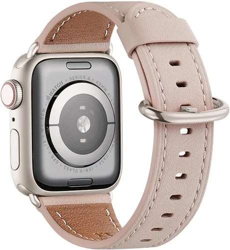Miniatura 24 de WFEAGL Compatible con Apple Watch Banda 38mm 40mm 41mm para Mujeres, Correa de Cuero de Grano Superior para iWatch Ultra SE & Series 9 8 7 6 5 4 3