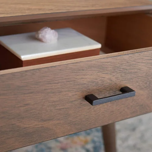 Miniatura 7 de Safavieh Home Collection Mozart Mid-Century - Mesa auxiliar rectangular con 2 cajones