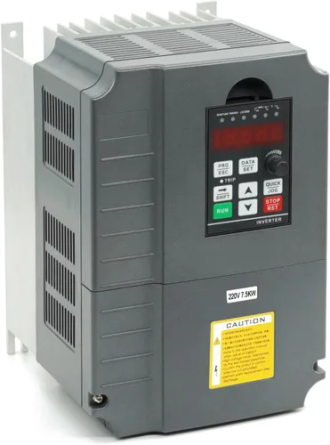 Convertidor monofásico a trifásico de 10HP 7.5KW VFD, usado en≤7.5HP (5.5kW) 34 amperios 200-230V motor trifásico, entrada/salida 200V-230V,