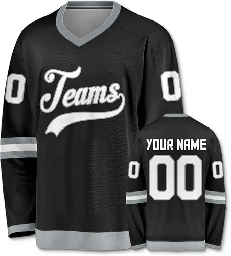 Camiseta personalizada de hockey sobre hielo para hombres, mujeres y jóvenes, número de nombre personalizado, camisas de hockey, uniforme deportivo
