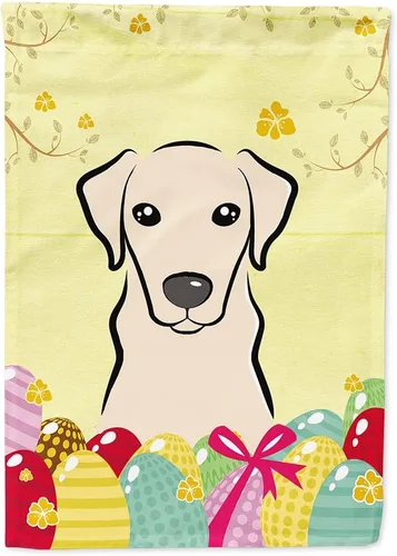 Miniatura 60 de Caroline's Treasures BB1920CHF - Bandera de caza de huevos de Pascua con diseño de bulldog francés, para casa, gran porche, para colgar en la pared