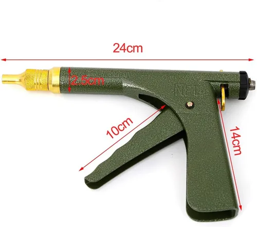 Miniatura 7 de Pistola de tapón de neumáticos de alta resistencia, kit de reparación de neumáticos de hongos, herramienta universal de reparación de pinchazos sin