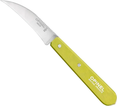 Miniatura 6 de OPINEL Les Essentials - Juego de cuchillos de cocina pequeños de 4 piezas - Pelar, dentado, pelador, cuchillo de verduras, acero de alto carbono 50S