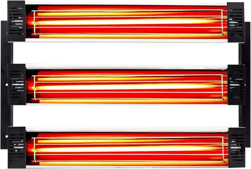 Lámpara de curado de pintura infrarroja 3000 W 110 V lámpara de calor infrarrojo de onda corta para reparación de carrocería de automóvil, sistemas