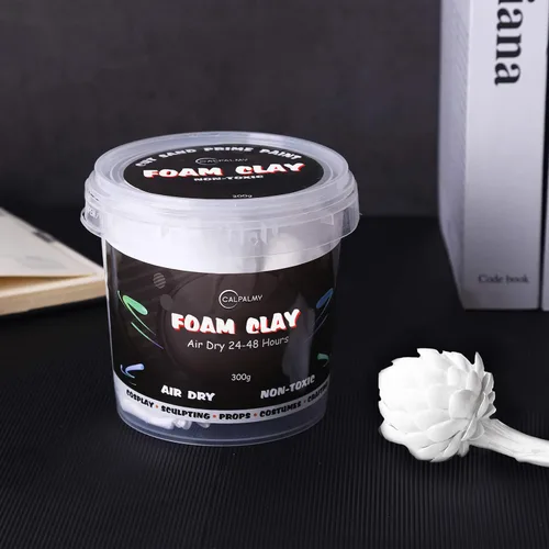 Miniatura 6 de Arcilla de espuma moldeable para cosplay (blanca) – De alta densidad y alta calidad para diseños intrincados Se seca al aire a la perfección