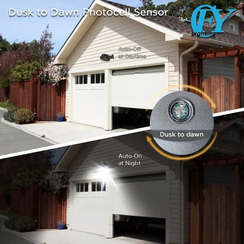 Miniatura 4 de Luz LED de granero 50 W del anochecer al amanecer Iluminación de patio al aire libre con fotocélula 5000K Luz diurna impermeable ETL y DLC listado