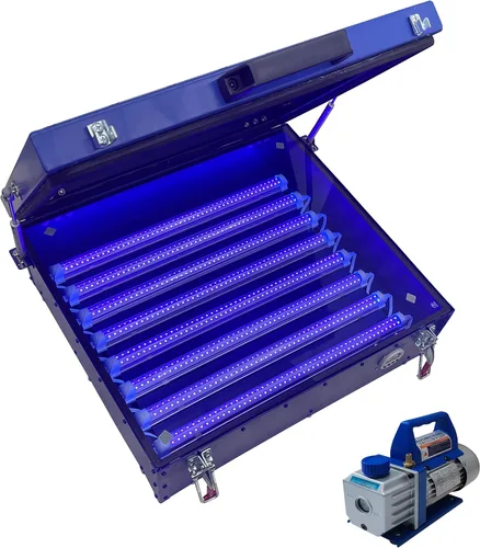 Unidad de exposición UV al vacío Screen Printing Fabricación de placas con tubos LED Impresión de almohadilla de lámina en caliente PCB Hacer 18 x