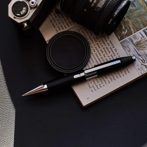 Miniatura 7 de Cross X Bolígrafo de tinta de gel recargable, citas cromadas, incluye embalaje minorista de marca, gris grafito Gris (Graphite Gray)