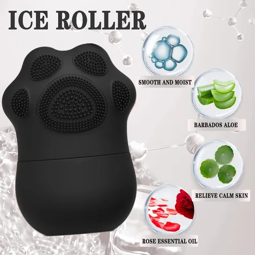 Miniatura 2 de Rodillo de hielo masajeador para mejorar el brillo, rodillo de hielo para ojos y cuello, acondicionamiento natural y cuidado de la piel, molde