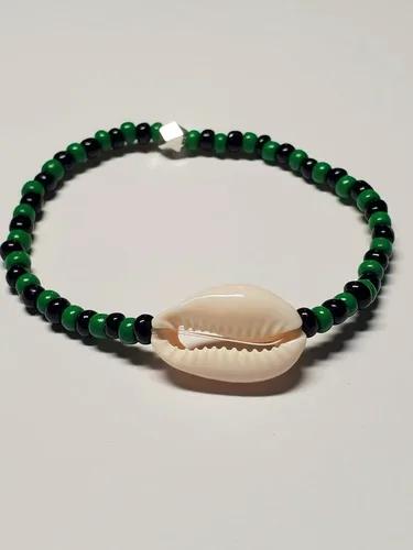 Miniatura 35 de 3 pcs Ilde Cowrie seashell Evil Eye Hamsa Hand Orisha Santeria Pulseras Bracelet Set