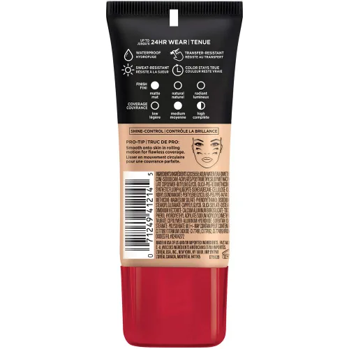 Miniatura 2 de L'Oreal Paris Infallible Pro Matte Foundation Light Beige Beige claro