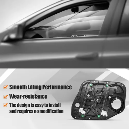 Miniatura 5 de X4XZ Regulador de Ventana Delantero Izquierdo de Repuesto Sin Motor Lado del Conductor Compatible con Hyundai Tucson 2016-2020 82471-D3011