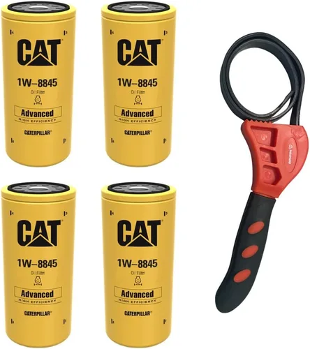 Miniatura 3 de Caterpillar 1W-8845 Filtro de aceite de motor avanzado de alta eficiencia con llave de correa IHD (2)