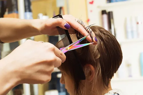 Miniatura 7 de Tijeras de corte de pelo Tycon profesionales de 6.5 pulgadas, acero inoxidable japonés, tijeras de peluquero con filo de afeitar de 2.7 pulgadas