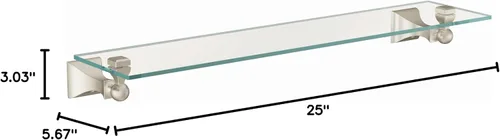 Miniatura 9 de Moen Estante de vidrio retraído, DN8390BN