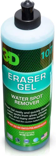 Miniatura 7 de 3D Eraser Gel Removedor de manchas de agua en gel – Fórmula de gel ácido para manchas de agua dura y depósitos minerales – Seguro para pintura