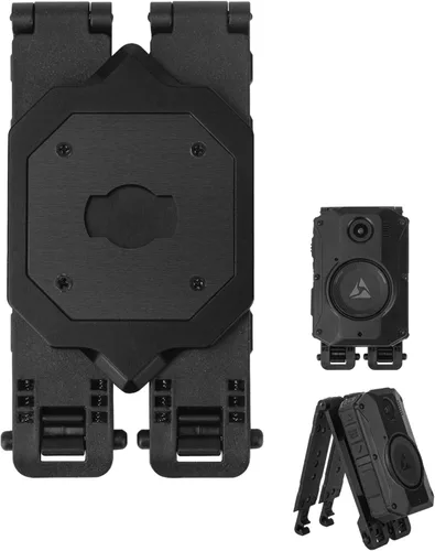 WEIGUZC Soporte de cámara Molle dual para cámara corporal Axon Taser 2, 3 y 4 - Soporte Molle ligero para uniforme, chaleco táctico