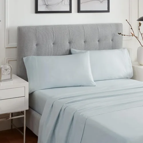 Miniatura 8 de Eclipse Sleep Solutions Faye Cooling King - Juego de sábanas (4 unidades), color blanco nieve