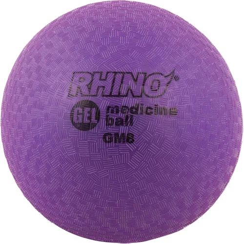 Miniatura 8 de Champion Sports Rhino Gel Filled Medicine Ball – Durable, Soft Grip Weighted Ball for Strength, Cardio, & Rebounder Training – Multiple Weights for