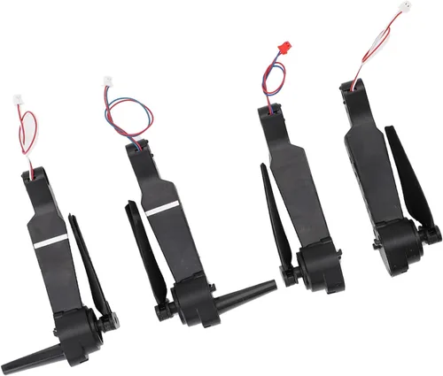 Miniatura 9 de RiToEasysports Piezas de drones, 4PCS Drone Motor Brazos con Hélices Drones de Plástico Marco Partes para E88 E99 E10 RC Cuadricóptero Plegable