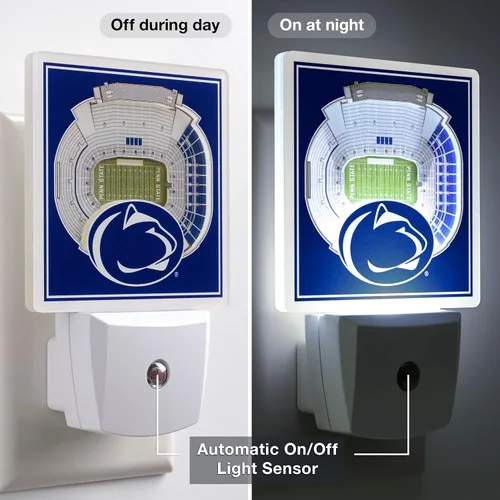 Miniatura 4 de YouTheFan NCAA Penn State Nittany Lions StadiumView Luz Nocturna