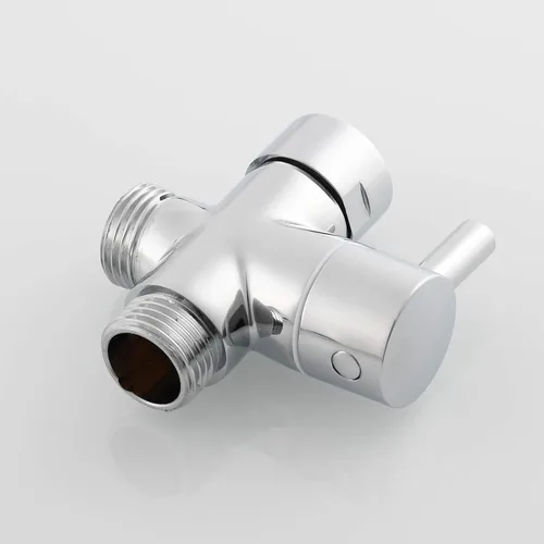 Miniatura 8 de CIENCIA Válvula desviadora de ducha G1/2" para baño, válvula desviadora de brazo de ducha de latón de 3 vías para ducha de mano, componentes