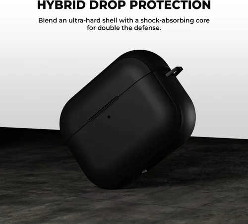 Miniatura 7 de HUSH Funda premium para Airpods Pro de 2ª generación compatible con Airpods Pro de 1ª/2ª generación, compatible con carga inalámbrica