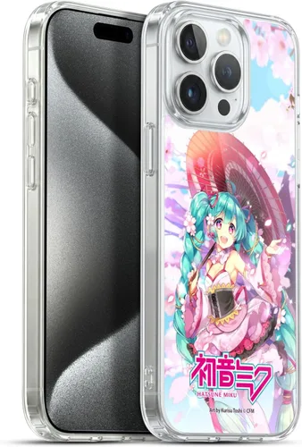 Miniatura 103 de Head Case Designs Licencia Oficial Hatsune Miku Gráficos Lindos Carcasa de Gel [Protección de Grado Militar] Compatible con Apple iPhone 7