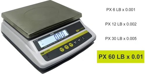 Miniatura 5 de Nuevo Easy Weigh PX-Series - Batería rápida y confiable y control de porciones operado por CA (PX-60 LB-PL)