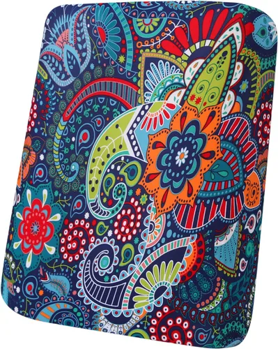 Miniatura 49 de hyha Fundas de cojín estampadas para sofá al aire libre, fundas florales lavables para muebles de patio, exteriores, funda de repuesto para asiento