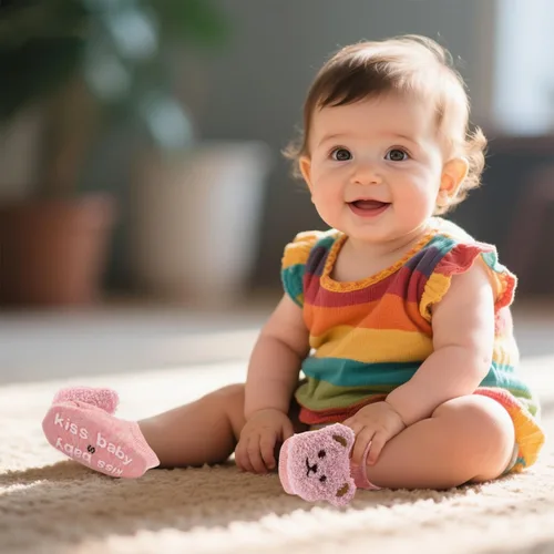 Miniatura 4 de Baby Girl Non Slip Cute Flower Grippy Socks Soft Breathable Cotton Toddler Ankle Socks Anti Skid Newborns