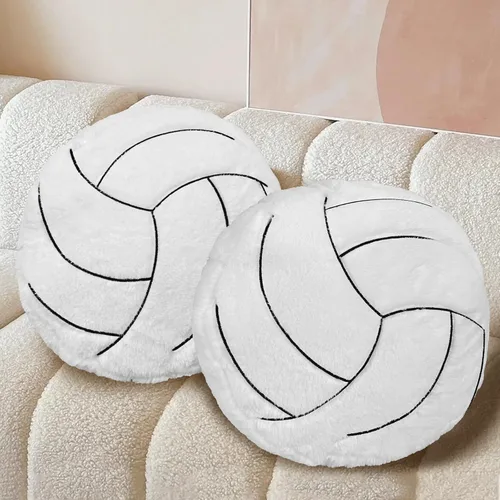 Miniatura 14 de Almohada de baloncesto de felpa para deportes, almohada de baloncesto, almohada mullida para sofá, decoración de habitación, cojín suave con diseño