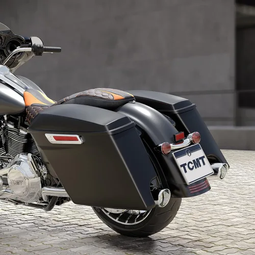 TCMT Maletero extendido mate de 5 pulgadas para Harley 2014-2024 Touring CVO Road Glide Road King Street Glide Electra Glide Ultra Classic