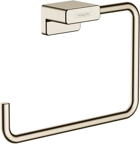 Miniatura 8 de hansgrohe AddStoris 41754340 - Toallero en cromo negro cepillado, accesorios de 5 pulgadas