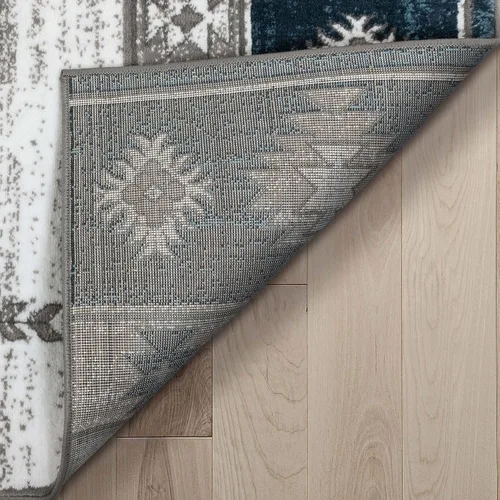 Miniatura 6 de Well Woven Southwestern Rodrigo - Alfombra de pasillo azul de 2 pies 3 pulgadas x 7 pies 3 pulgadas
