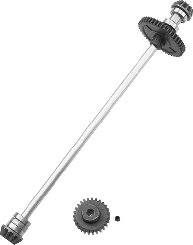 Miniatura 8 de Eje central de transmisión central de metal para automóvil a control remoto con engranaje de motor 27T, pieza de actualización compatible con Wltoys
