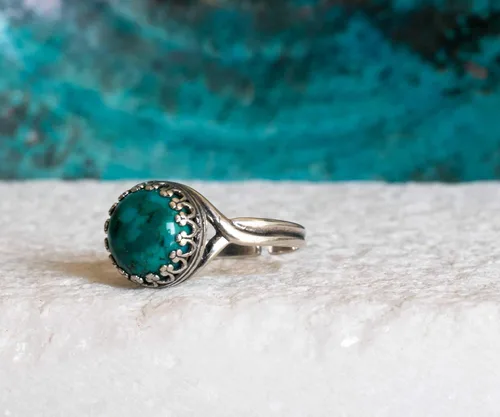 Miniatura 56 de 925 Sterling Silver Gemstone Rings for Women - Anniversary Rings for Women - Sterling Silver Rings for Women - Dainty Sterling Silver Rings