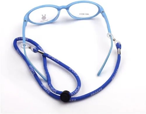 Miniatura 6 de yueton Gafas de sol ajustables de seguridad deportiva, con grosor antideslizante, ajuste universal, correa de retención para gafas, accesorios