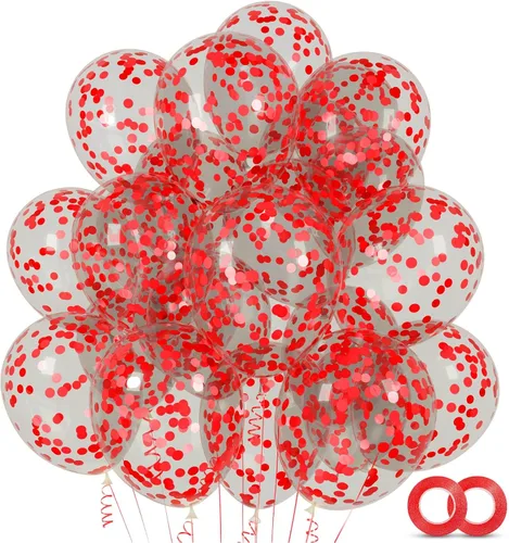 Miniatura 23 de ASIYUHY 100 globos de fiesta de colores surtidos de 12 pulgadas, globos arcoíris con cinta de 65 pies, globos coloridos de látex grueso, globos
