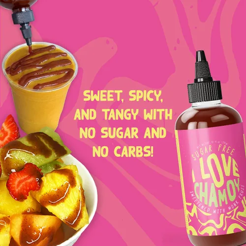 Miniatura 5 de I Love Chamoy Salsa - Salsa de chamoy sin azúcar para frutas - Perfecto para añadir un toque picante a tus aperitivos y platos favoritos - Auténtico