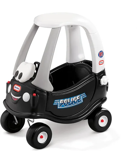 Miniatura 6 de Little Tikes Black Taxi Cozy Coupe Riding Game with Horns That Really Works, Snap Switch and Tank Lid