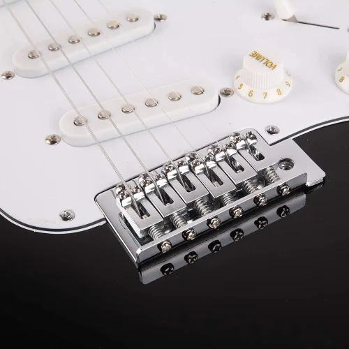 Miniatura 5 de Ktaxon - Guitarra eléctrica de 39 pulgadas, kit de guitarra de cuerpo sólido de tamaño completo para principiantes con bolsa para viaje, correa