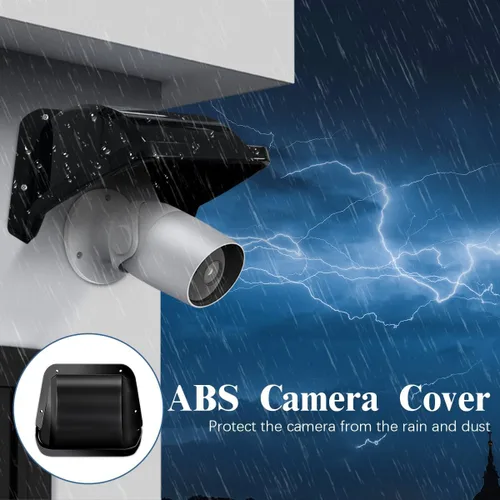 Miniatura 4 de Cubiertas universales para cámaras de seguridad, protección contra sol y lluvia, techo protector impermeable para cámaras Bullet y Dome, cubierta