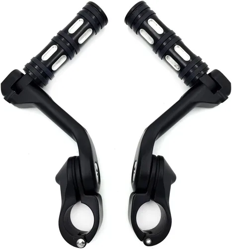 Miniatura 2 de XKH - Juego de clavijas negras con kit de montaje ajustable en ángulo de 5 pulgadas de largo, compatible con protector de motor de 1.25 pulgadas