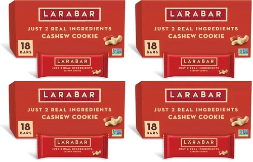 Miniatura 10 de Larabar Galletas de anacardo, barras de frutas y nueces, sin gluten y veganas, 10.2 onzas, 6