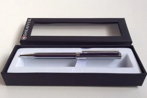 Miniatura 2 de Sheaffer Bolígrafo de barril de rayas violeta intenso intenso